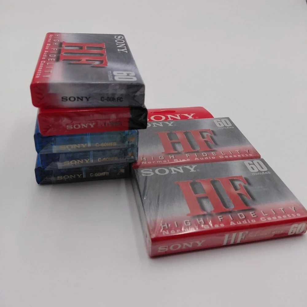 New Sony Digital HF Hi8 7 Tape Lot 60 & 90 Min Normal Bias Sealed